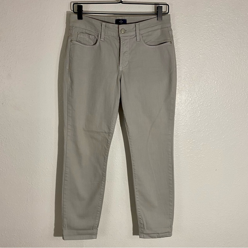 NYDJ Gray Ankle Jeans Women’s Size 2P Petite Lift-Tuck Technology